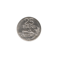 Preview 25 bani, 1966 reverse
