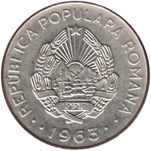 1 Leu, 1963 Obverse