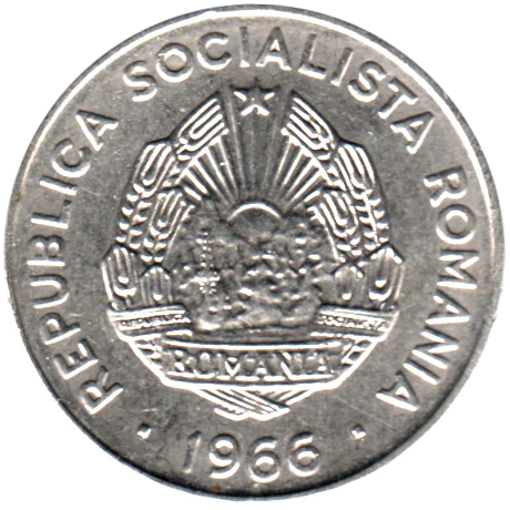 15 bani, 1966 Obverse