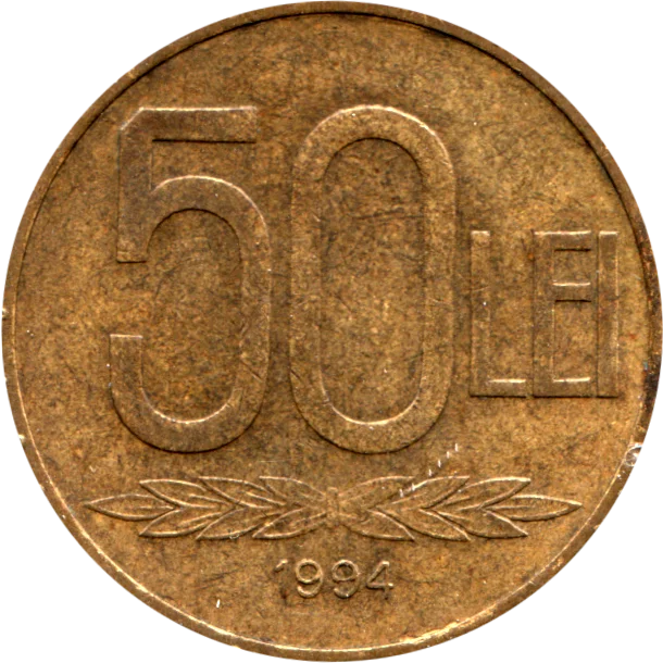 50 Lei, 1994 Reverse