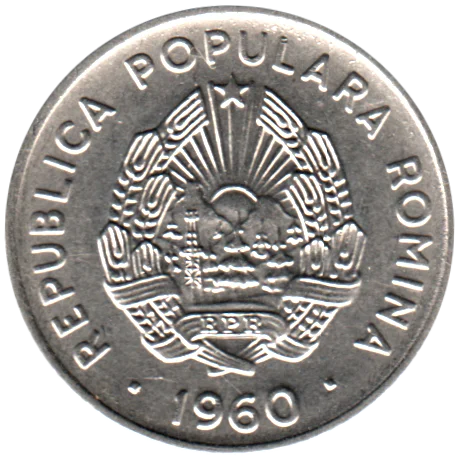 15 bani, 1960 Obverse