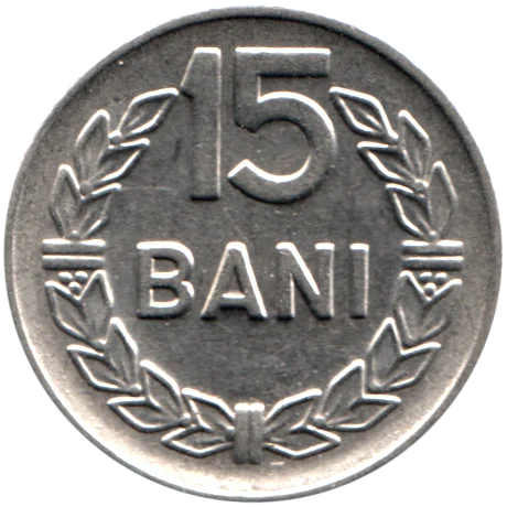 15 bani, 1960 Reverse