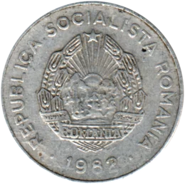 Preview 25 bani, 1982 obverse