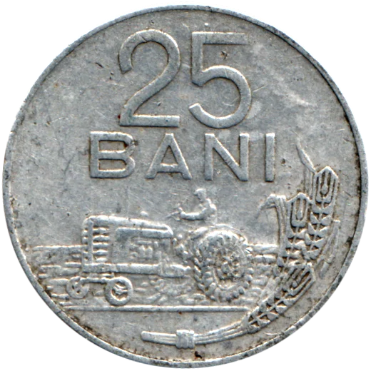25 bani, 1982 Reverse