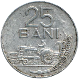 Preview 25 bani, 1982 reverse