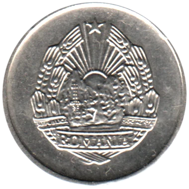 5 bani, 1966 Obverse