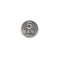 Preview 5 bani, 1966 reverse