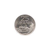 Preview 25 bani, 1960 reverse