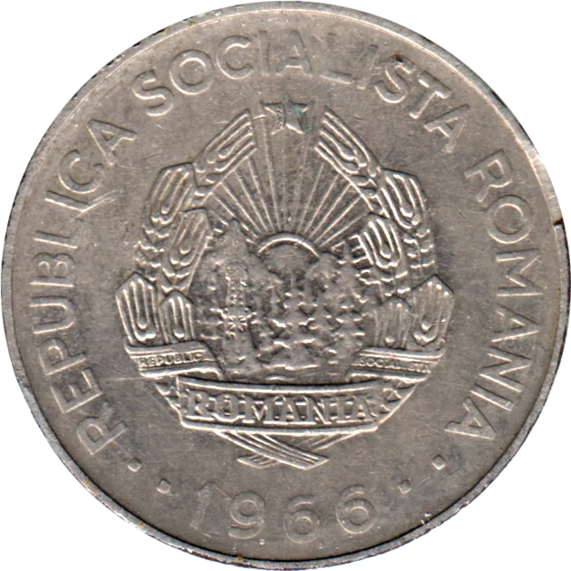 3 Lei, 1966 Obverse