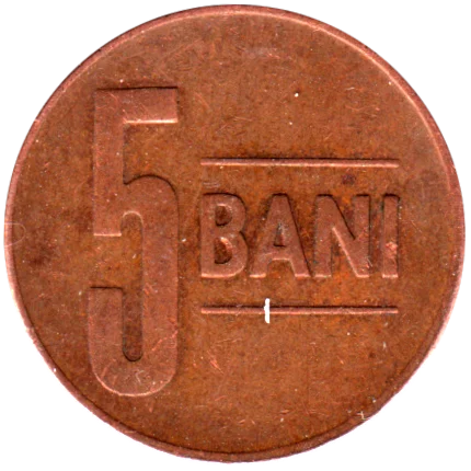 5 bani, 2012 Reverse