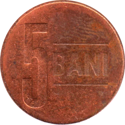 5 bani, 2005 Reverse