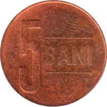 Preview 5 bani, 2005 reverse
