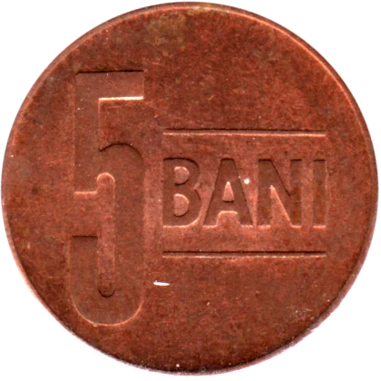 5 bani, 2013 Reverse
