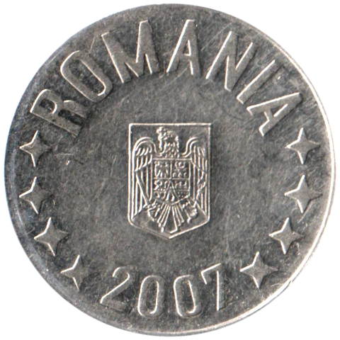10 bani, 2007 Obverse