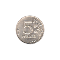 Preview 5 Rubles, 2009 reverse