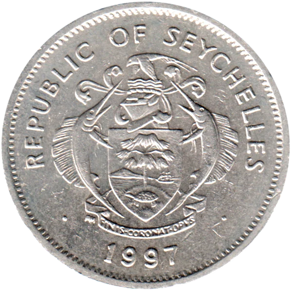 1 Rupee, 1997 Obverse