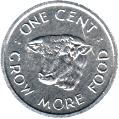 1 cent, 1972 Reverse