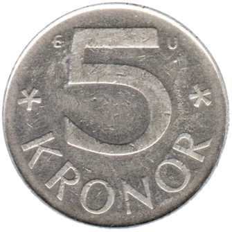 Preview 5 Kronor, 1982 reverse