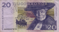 Preview 20 Kronor, 1997 reverse