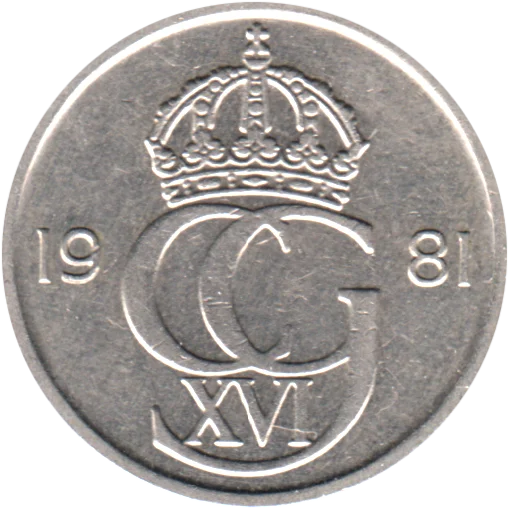 50 öre, 1981 Obverse