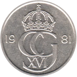 Preview 50 öre, 1981 obverse