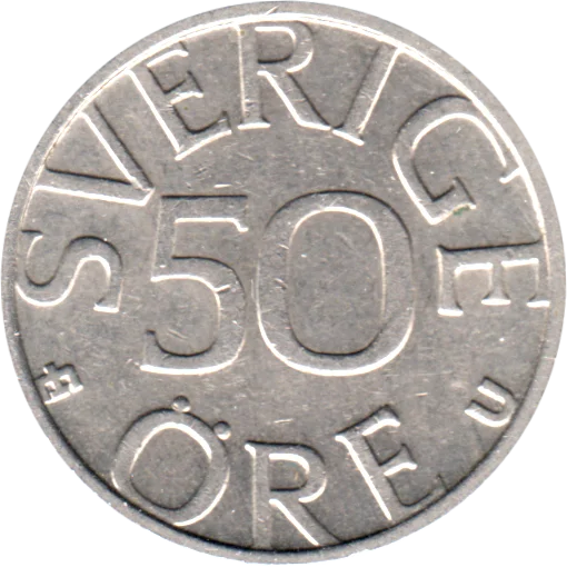 50 öre, 1981 Reverse