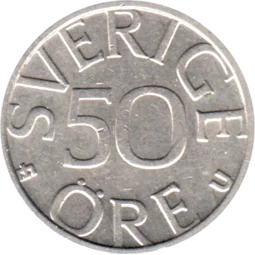Preview 50 öre, 1981 reverse