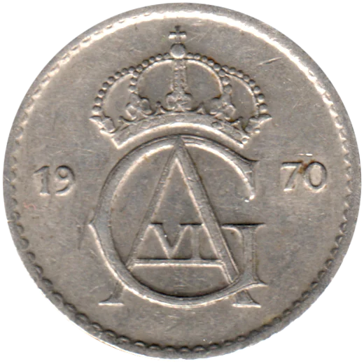 50 öre, 1970 Obverse
