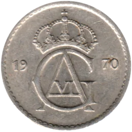 Preview 50 öre, 1970 obverse
