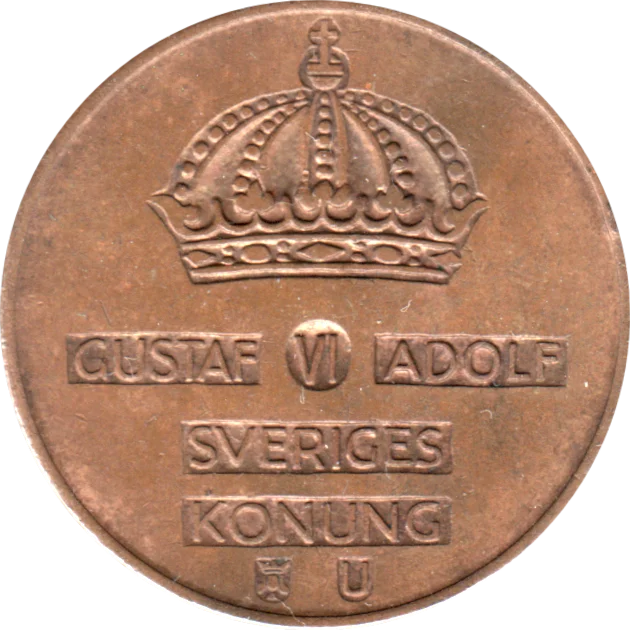 5 öre, 1965 Obverse