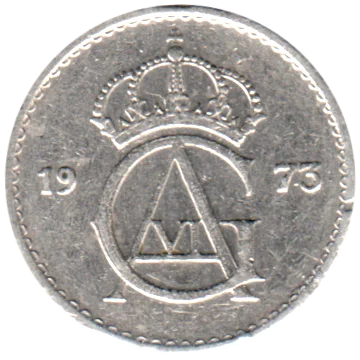 Preview 10 öre, 1973 obverse