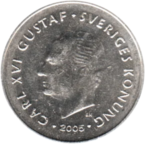 Preview 1 Krona, 2005 obverse