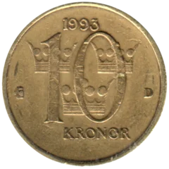 Preview 10 Kronor, 1993 reverse