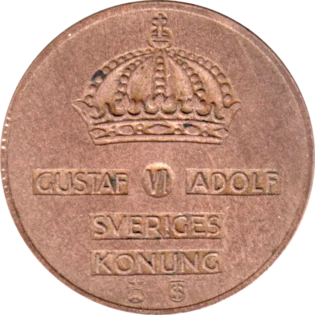 Preview 5 öre, 1961 obverse