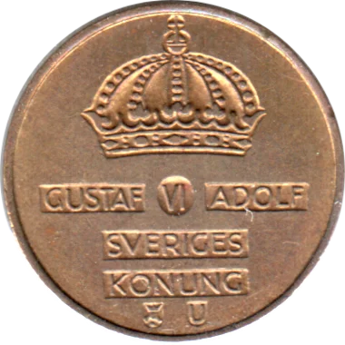 Preview 1 öre, 1966 obverse