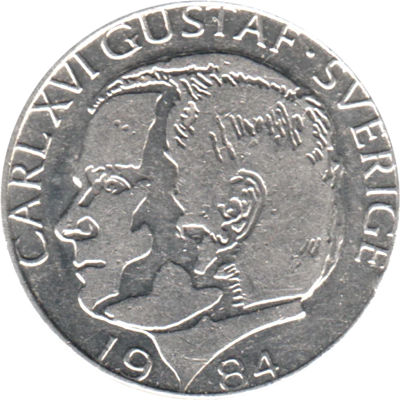 1 Krona, 1984 Obverse