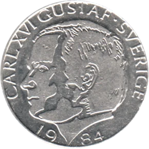 Preview 1 Krona, 1984 obverse