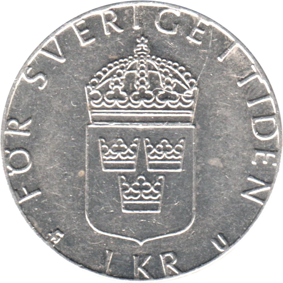 1 Krona, 1984 Reverse