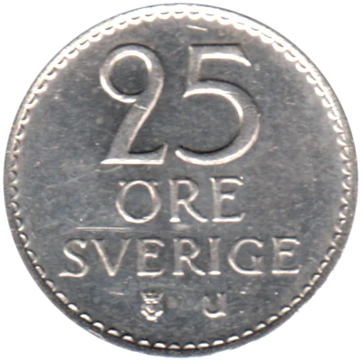 Preview 25 öre, 1973 reverse