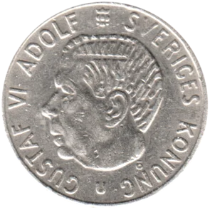 Preview 1 Krona, 1969 obverse