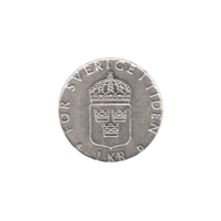 Preview 1 Krona, 1989 reverse
