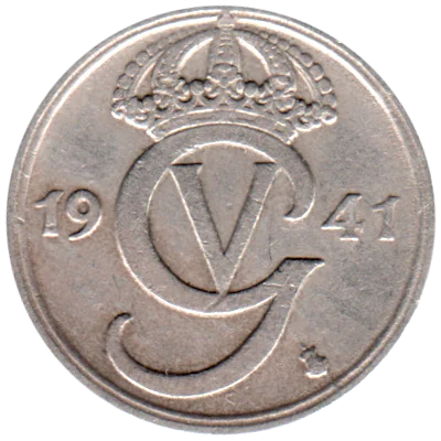 Preview 25 öre, 1941 obverse