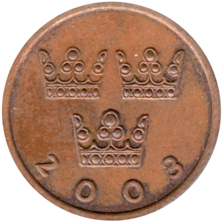50 öre, 2003 Obverse