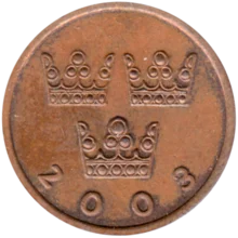 Preview 50 öre, 2003 obverse
