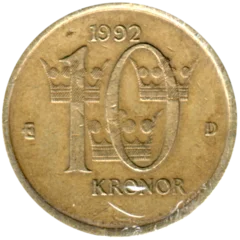 Preview 10 Kronor, 1992 reverse