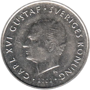Preview 1 Krona, 2002 obverse