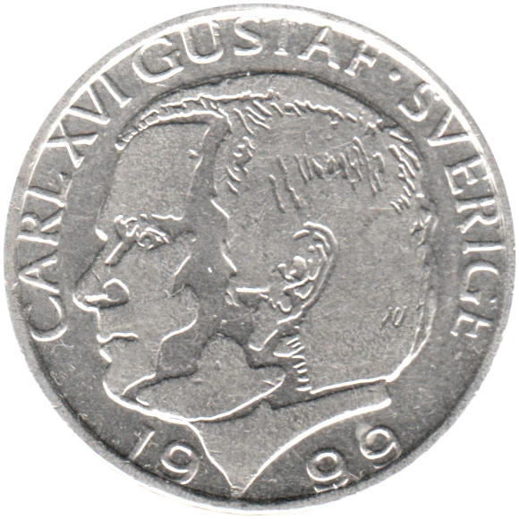 1 Krona, 1999 Obverse