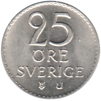 Preview 25 öre, 1972 reverse