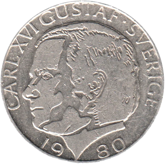 1 Krona, 1980 Obverse