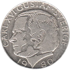 Preview 1 Krona, 1980 obverse